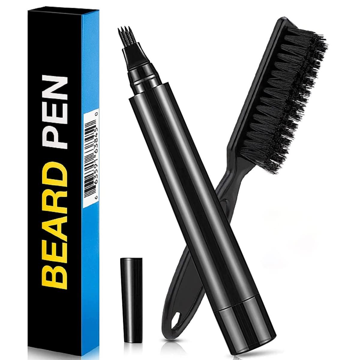 Groww+ Beard Pen Kit With Filler Pen & Beard Brush