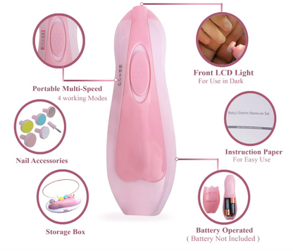 Tiny Trim Electric Baby Nail Care System