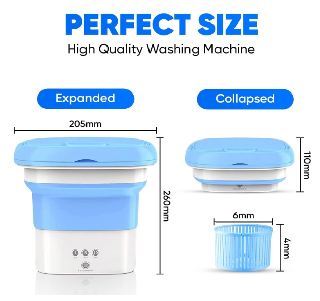 Laundry Mate: Ultra Fold Mini Washing Machine