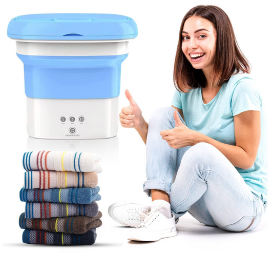 Laundry Mate: Ultra Fold Mini Washing Machine