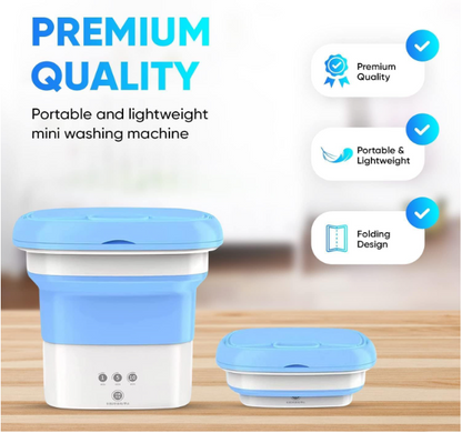 Laundry Mate: Ultra Fold Mini Washing Machine