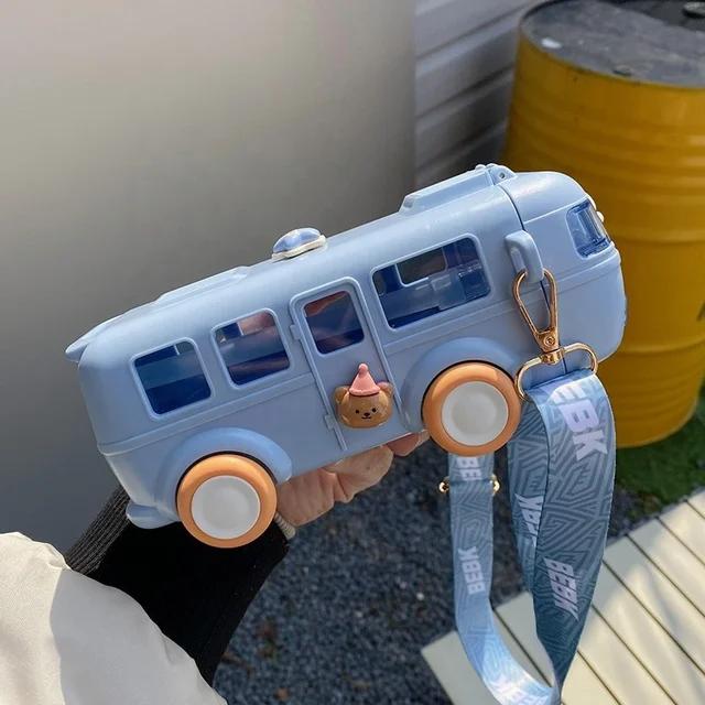 Whimsical Bus Buddy Water Bottle