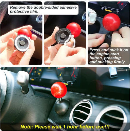 Car Engine Start Stop Button, Push Button Start Lever, IgniteStart™ Push Button Engine Joystick