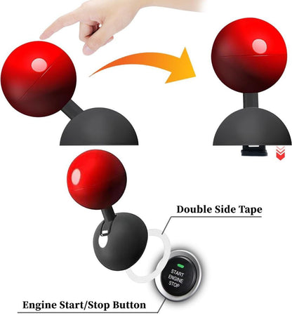 Car Engine Start Stop Button, Push Button Start Lever, IgniteStart™ Push Button Engine Joystick