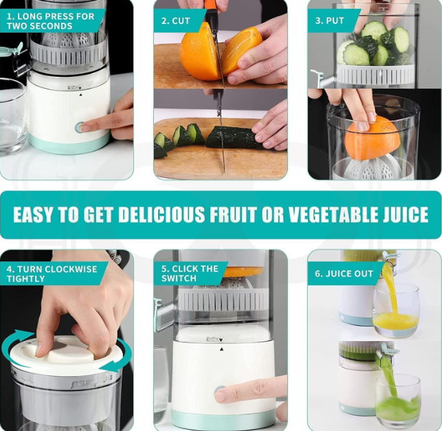 Eco Blend Pro: Portable Rechargeable Fruit Mixer