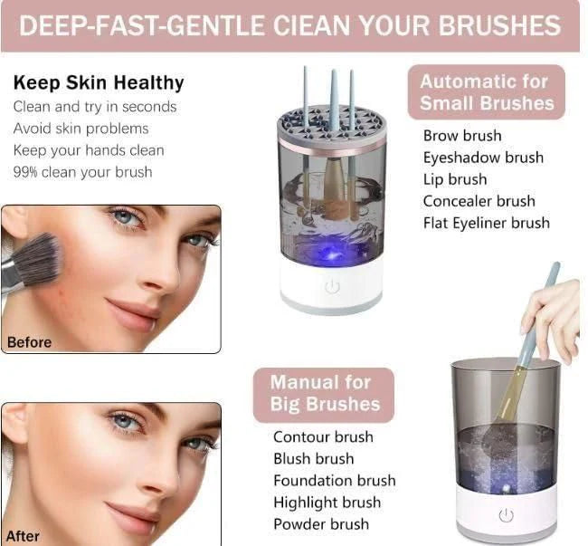 Gleam Brush: Makeup Brush Cleaner & Dryer