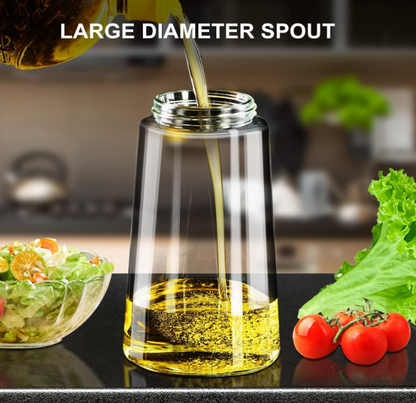 Elegance Oil Sprayer Pro - 2-in-1 Premium Glass Oil Dispenser