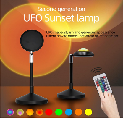 Tranquility: 16-in-1 Sunset Lamp with Remote Control