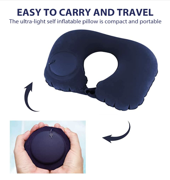 DreamLite Self-Inflatable Travel Pillow