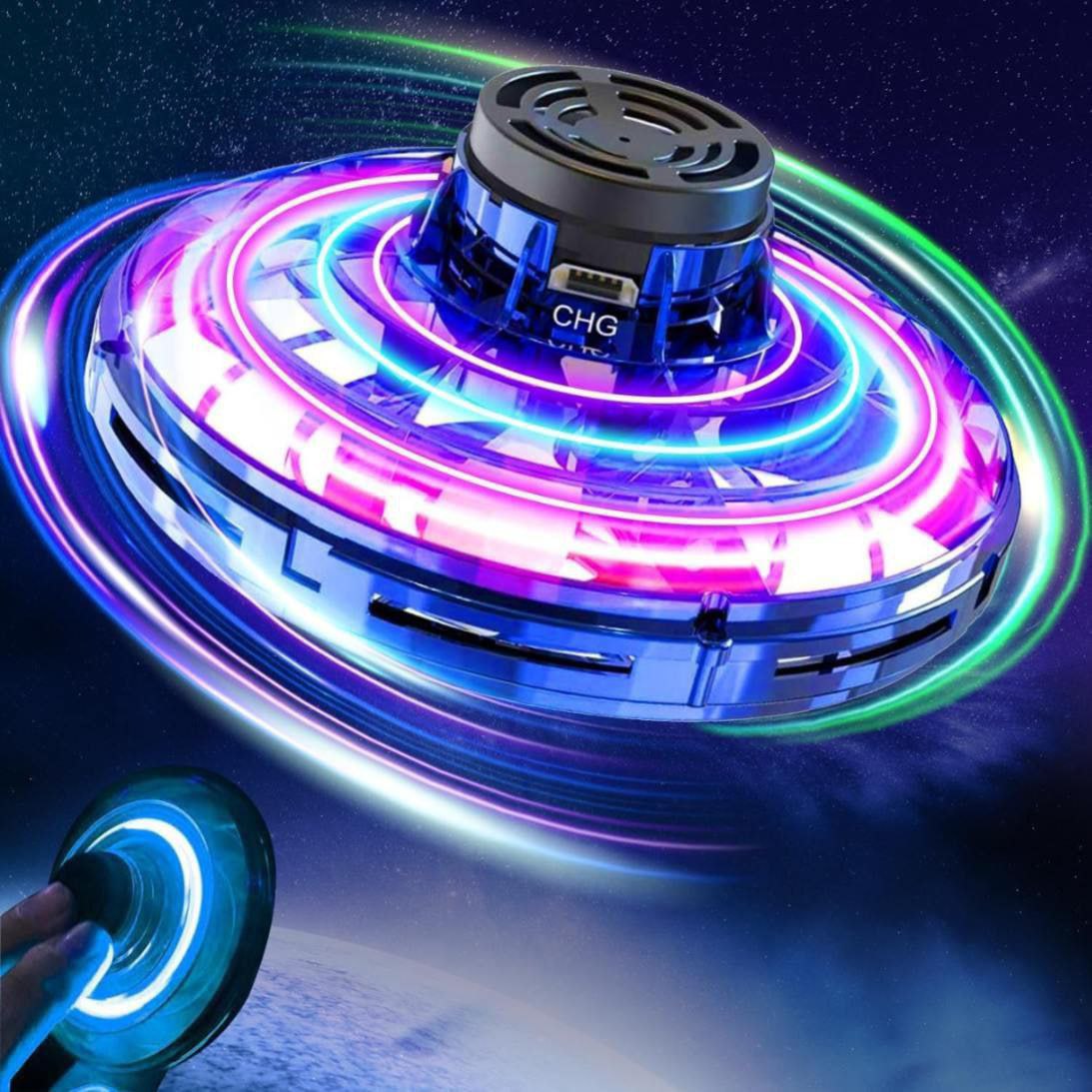 LuminaTwirl™ UFO Flying Spinner