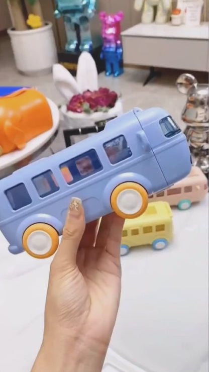 Whimsical Bus Buddy Water Bottle